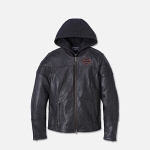 Harley-Davidson Women's Miss Enthusiast 2.0 Leather 3-in-1 Jacket
